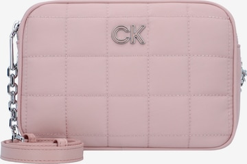 Borsa a tracolla 'Re-Lock Quilt' di Calvin Klein in rosa: frontale