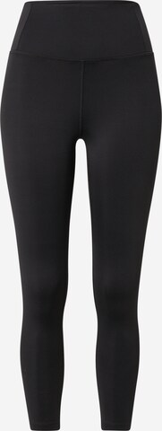 Girlfriend Collective Skinny Sports trousers in Black: front