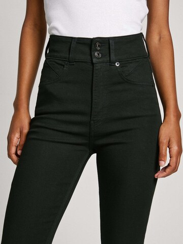 Pepe Jeans Flared Jeans 'UHW' in Zwart