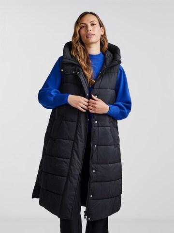 Y.A.S Bodywarmer 'LIRO' in Zwart: voorkant