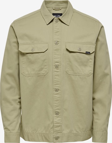 Only & Sons Regular fit Between-season jacket 'Silvio' in Grey: front