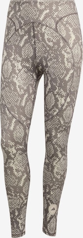 smėlio ADIDAS BY STELLA MCCARTNEY Siauras Sportinės kelnės 'True Purpose': priekis