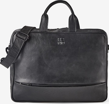 Borsa portadocumenti 'City Lights' di Harbour 2nd in nero: frontale