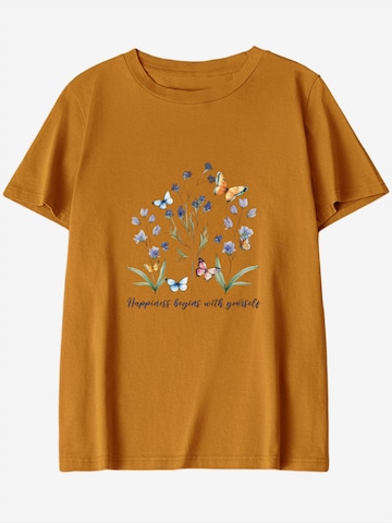 GORHEY Shirt in Oranje: voorkant