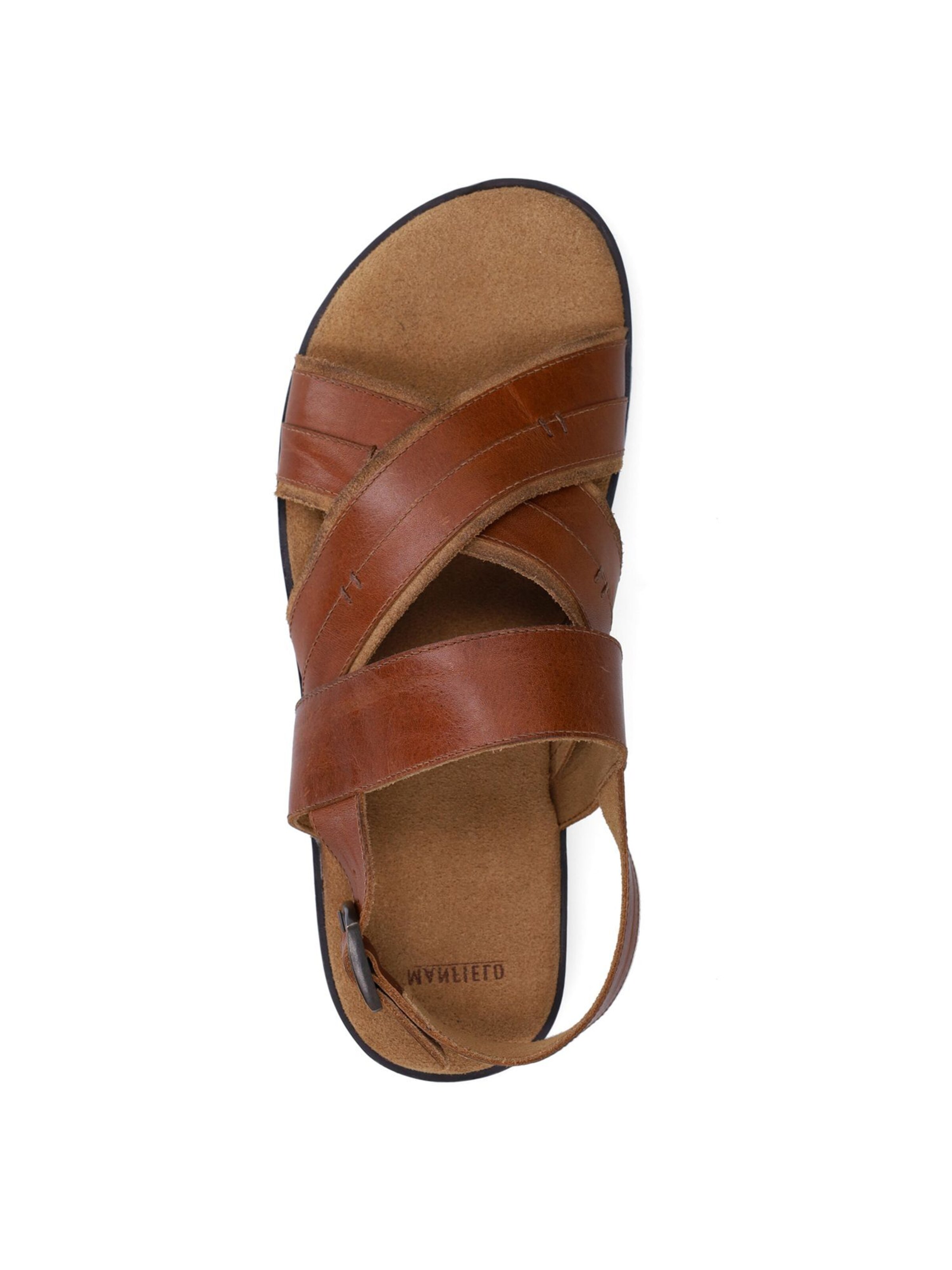 Sandales no stress en marron