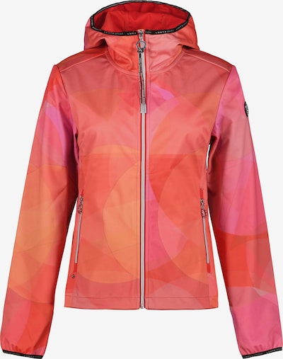 Giacca per outdoor 'Ingby' LUHTA di colore corallo / rosa / nero / bianco, Visualizzazione prodotti