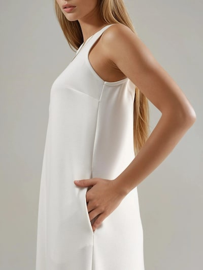 Hiccup Robe en blanc, Vue avec produit