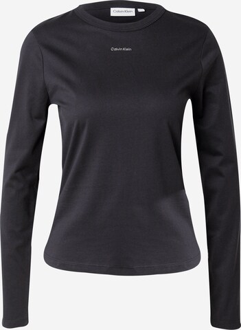T-shirt Calvin Klein en noir : devant