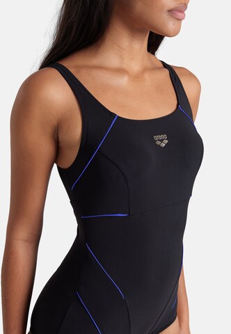 ARENA Bustier Formende badedrakt 'BODYLIFT JEWEL LOW C CUP' i svart