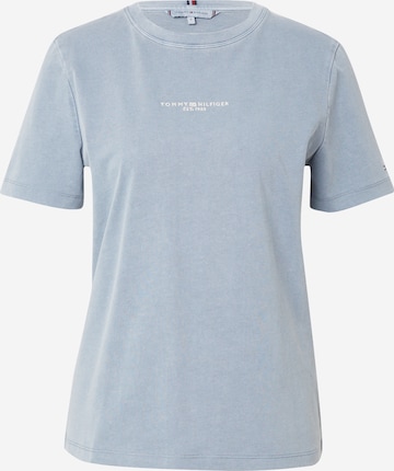 T-shirt TOMMY HILFIGER en bleu : devant