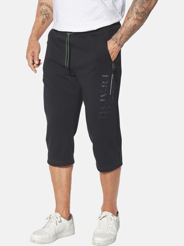 Jan Vanderstorm Loosefit Sportbroek 'Alfvald' in Zwart: voorkant