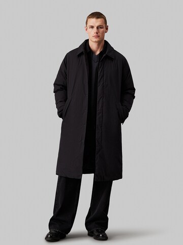 Calvin Klein Jeans Mantel in Schwarz: Vorderseite