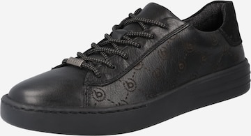 bugatti Athletic Lace-Up Shoes 'Gumero' in Black: front
