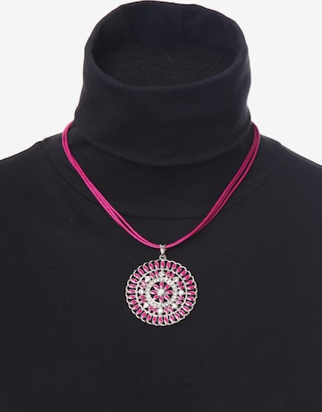 COLLEZIONE ALESSANDRO Necklace 'Marle' in Pink: front