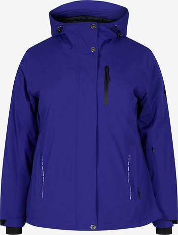 Zizzi Outdoorjacke 'Mebba' in Blau: predná strana