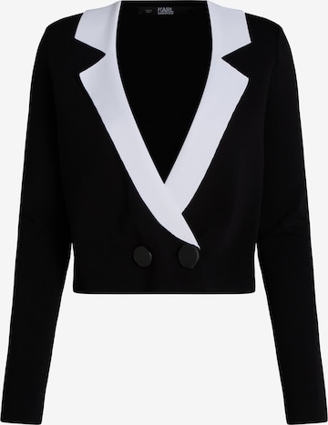 Blazer Karl Lagerfeld en noir : devant