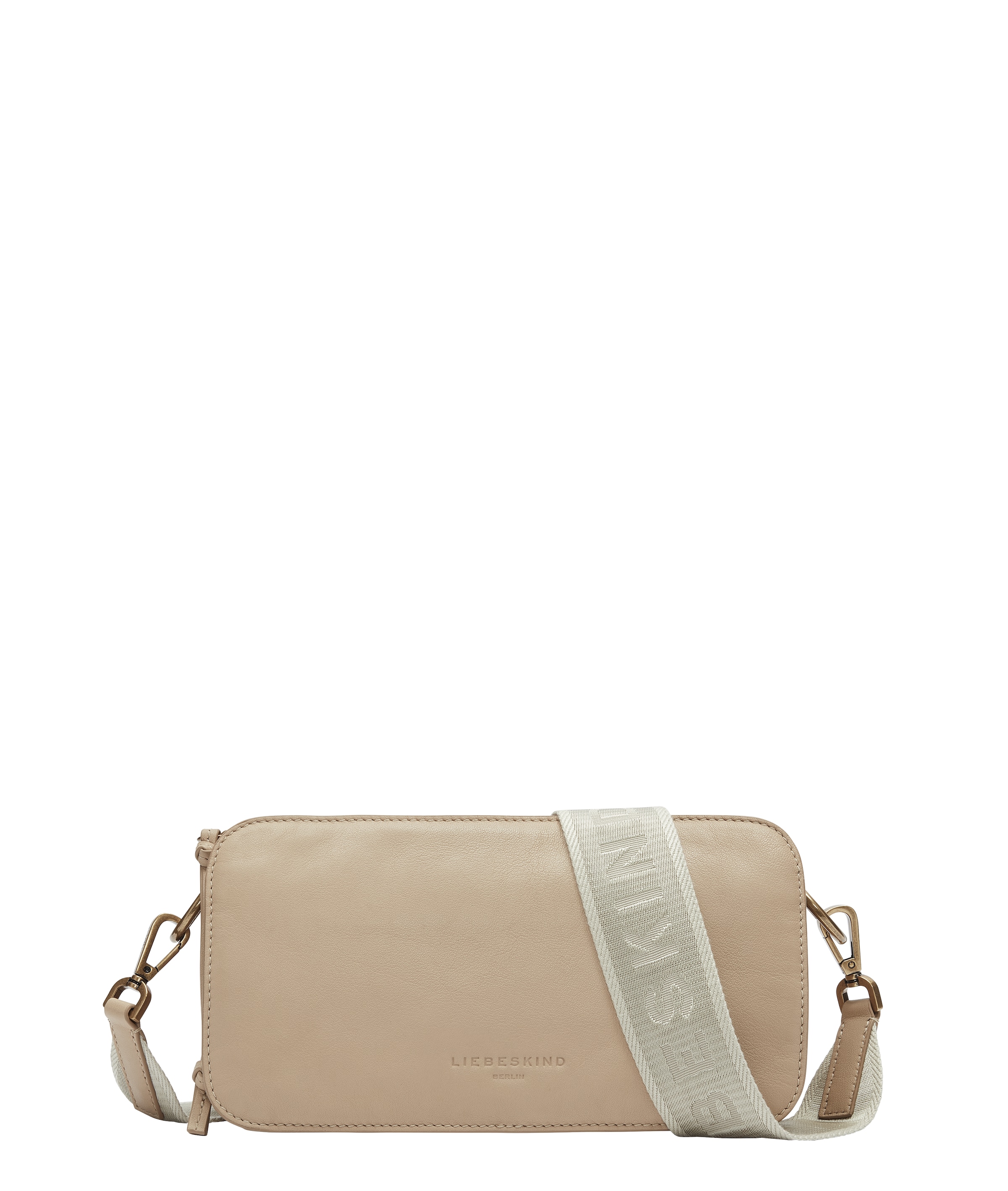 Liebeskind Berlin Schoudertas in Beige: voorkant