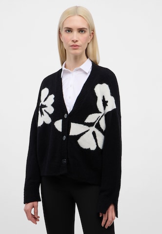 ETERNA Strickjacke in Schwarz: Vorderseite