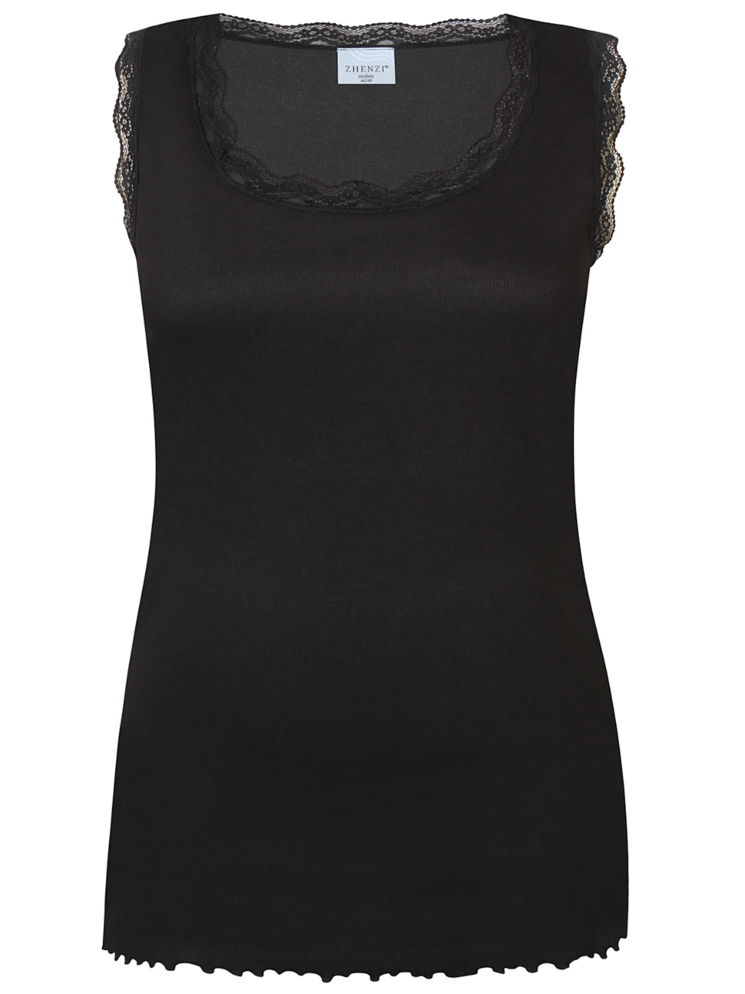 Zhenzi Top '1150' in Black: front