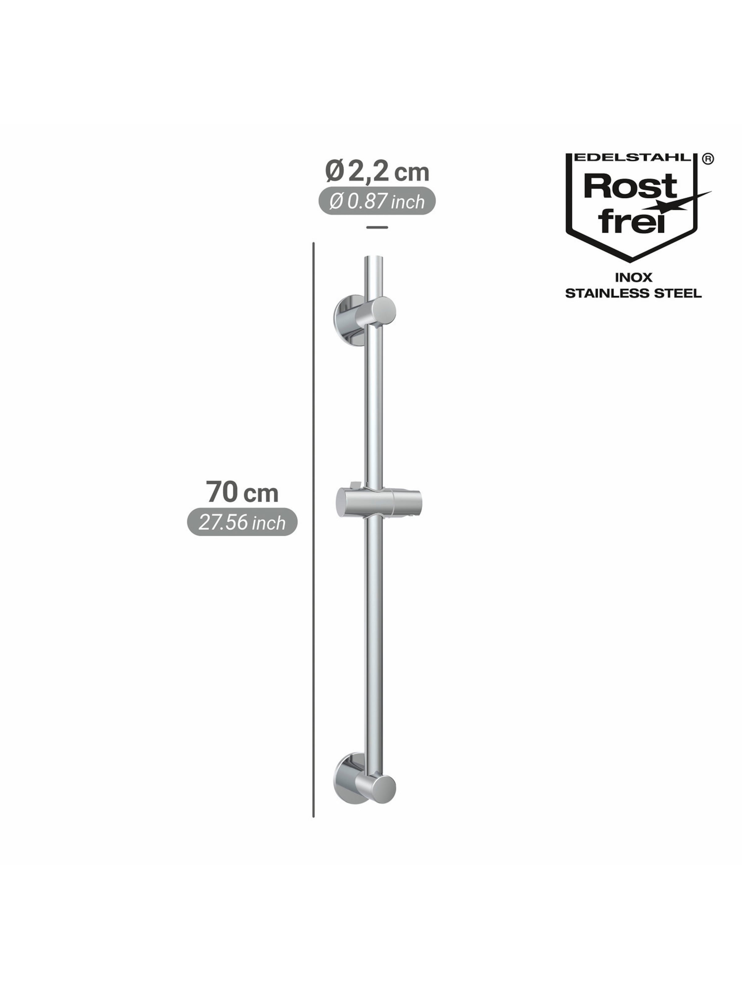 Wenko Shower Accessories in Silver