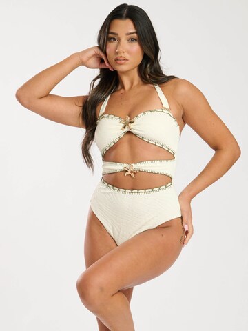 South Beach Badedragt i beige