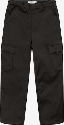 NAME IT Regular Pants in Black: front