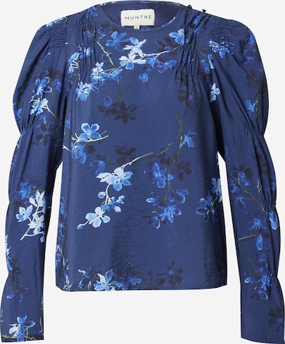 Munthe Bluza 'FREWIN' u mornarsko plava / svijetloplava / siva / crna, Pregled proizvoda