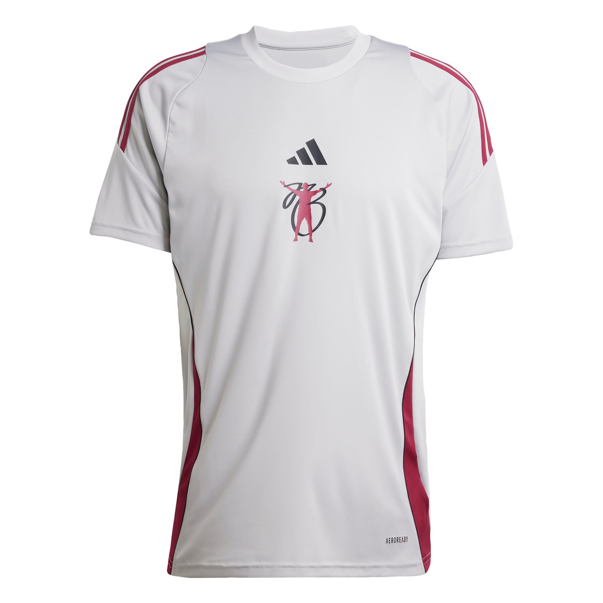 ADIDAS PERFORMANCE Performance shirt 'Jude Bellingham' in Grey: front