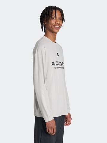 ADIDAS SPORTSWEAR Λειτουργικό μπλουζάκι 'TIRO' σε γκρι: μπροστά