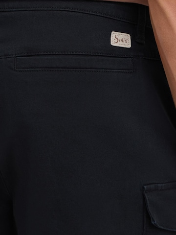 !Solid - regular Pantalón cargo ' SDMohan Stretch ' en negro