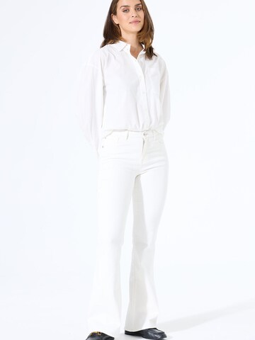 GARCIA Flared Jeans 'Celia' in Wit