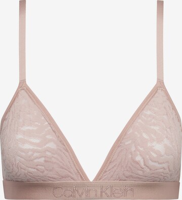 Triangle Soutien-gorge 'Intrinsic ' Calvin Klein Underwear en beige : devant