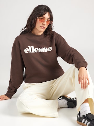 ELLESSE - Sweatshirt 'Idillo' em castanho: frente