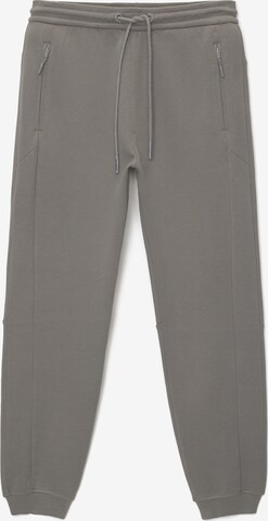 Effilé Pantalon Pull&Bear en gris : devant