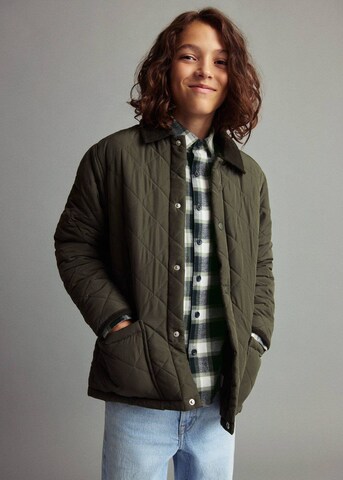 MANGO KIDS Jacke 'Husky' in Grün