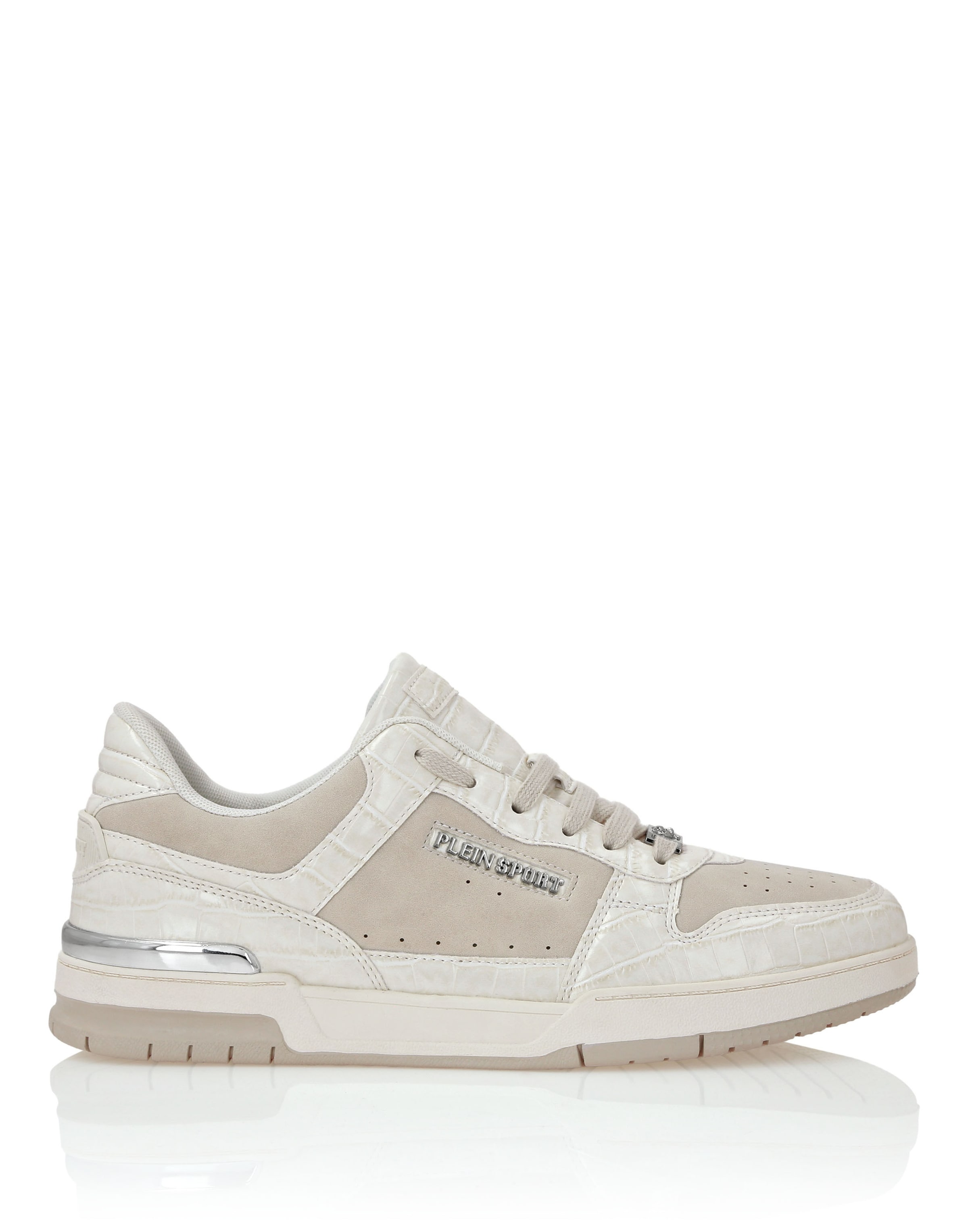 Baskets basses Plein Sport en blanc