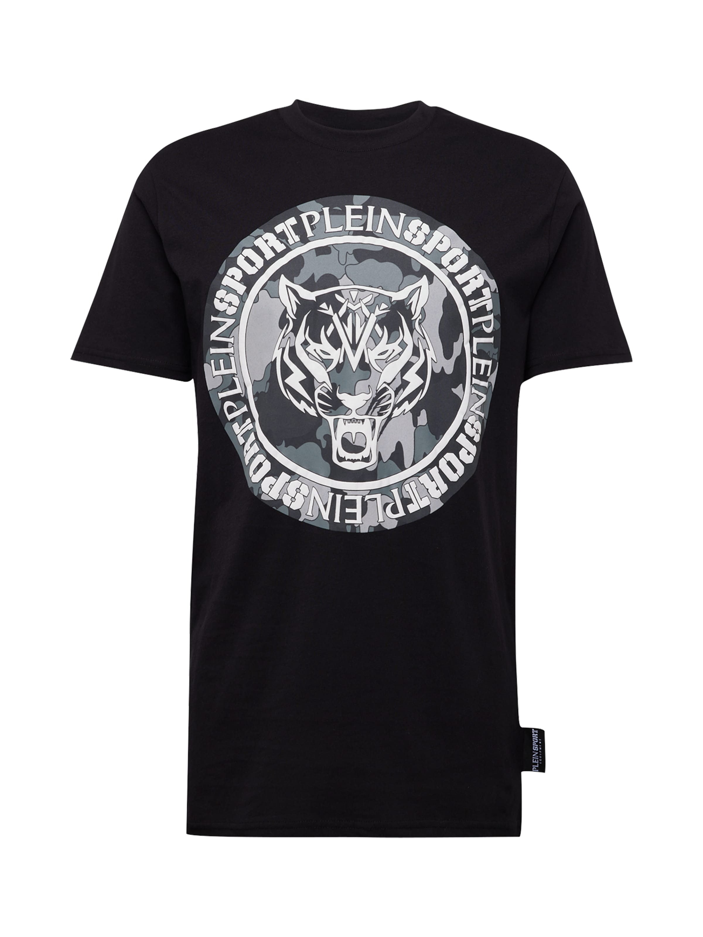 Plein Sport - Camisa em preto: frente