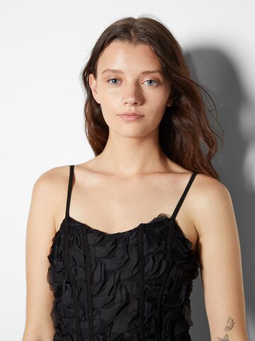 Bershka Kleid in Schwarz