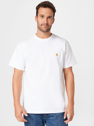 Carhartt WIP Majica | bela barva: sprednja stran