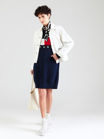 Tommy Jeans - Vestido de malha em azul