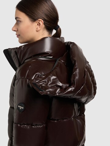 khujo Winter jacket 'Devina2 Shiny' in Brown