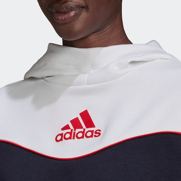 ADIDAS SPORTSWEAR Спортен суитшърт с качулка в синьо