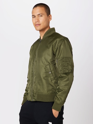 ABOUT YOU Between-season jacket 'Levin' in Green: front