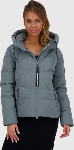 alife & kickin Winterjacke 'MichaelaAK' in Grau: Vorderseite