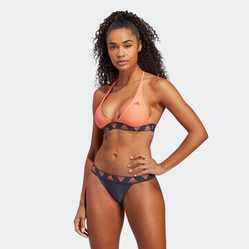 ADIDAS SPORTSWEAR Triangle Sports Bikini in Blue: front