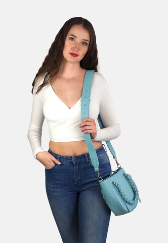 HARPA Schultertasche 'HAYA' in Blau: Vorderseite
