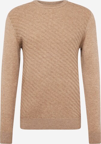 Pull-over BURTON MENSWEAR LONDON en beige : devant