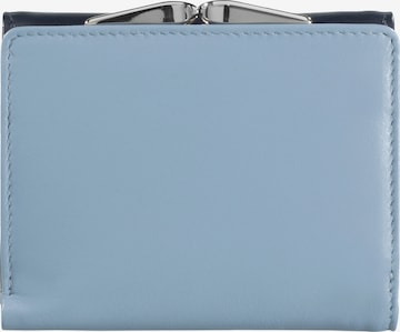 DuDu Wallet 'Corsica' in Blue: front