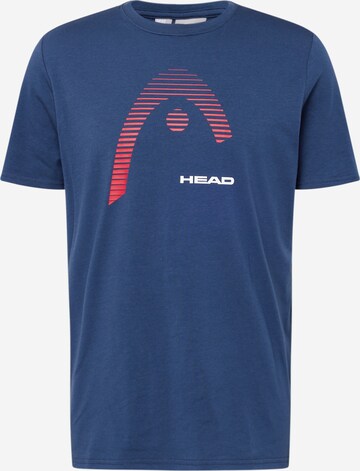 HEAD Funkční tričko 'CARL' – modrá: přední strana