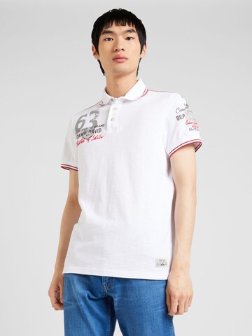 CAMP DAVID - Camiseta en blanco: frente